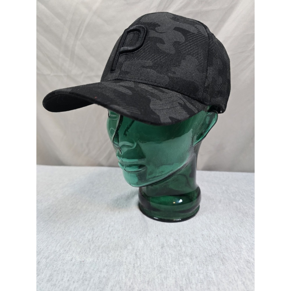 Puma Tour Exclusive Snapback Snapback Tech 110 Golf Hat Heathered Black Cap